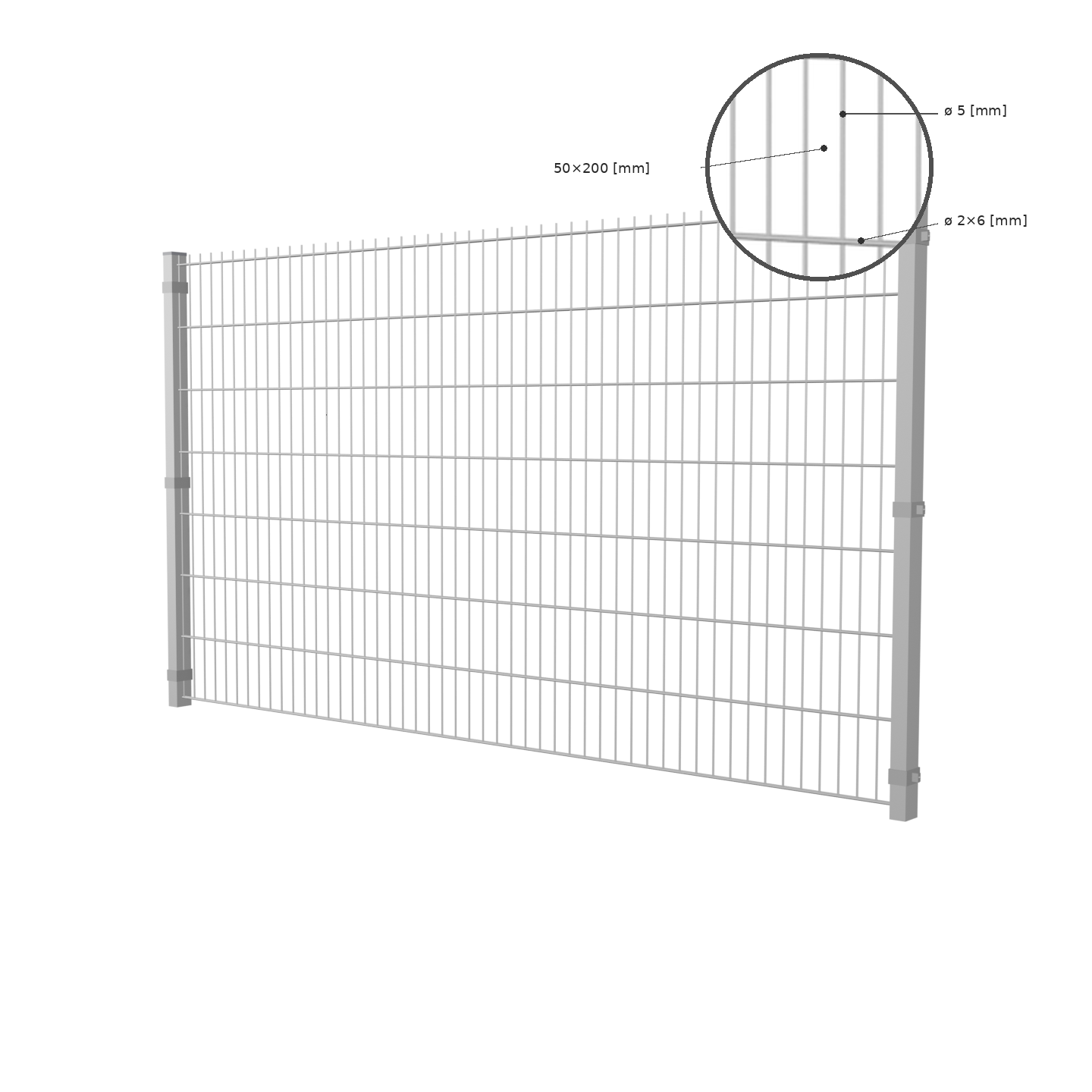 Panel 2D — szczegóły i wymiary