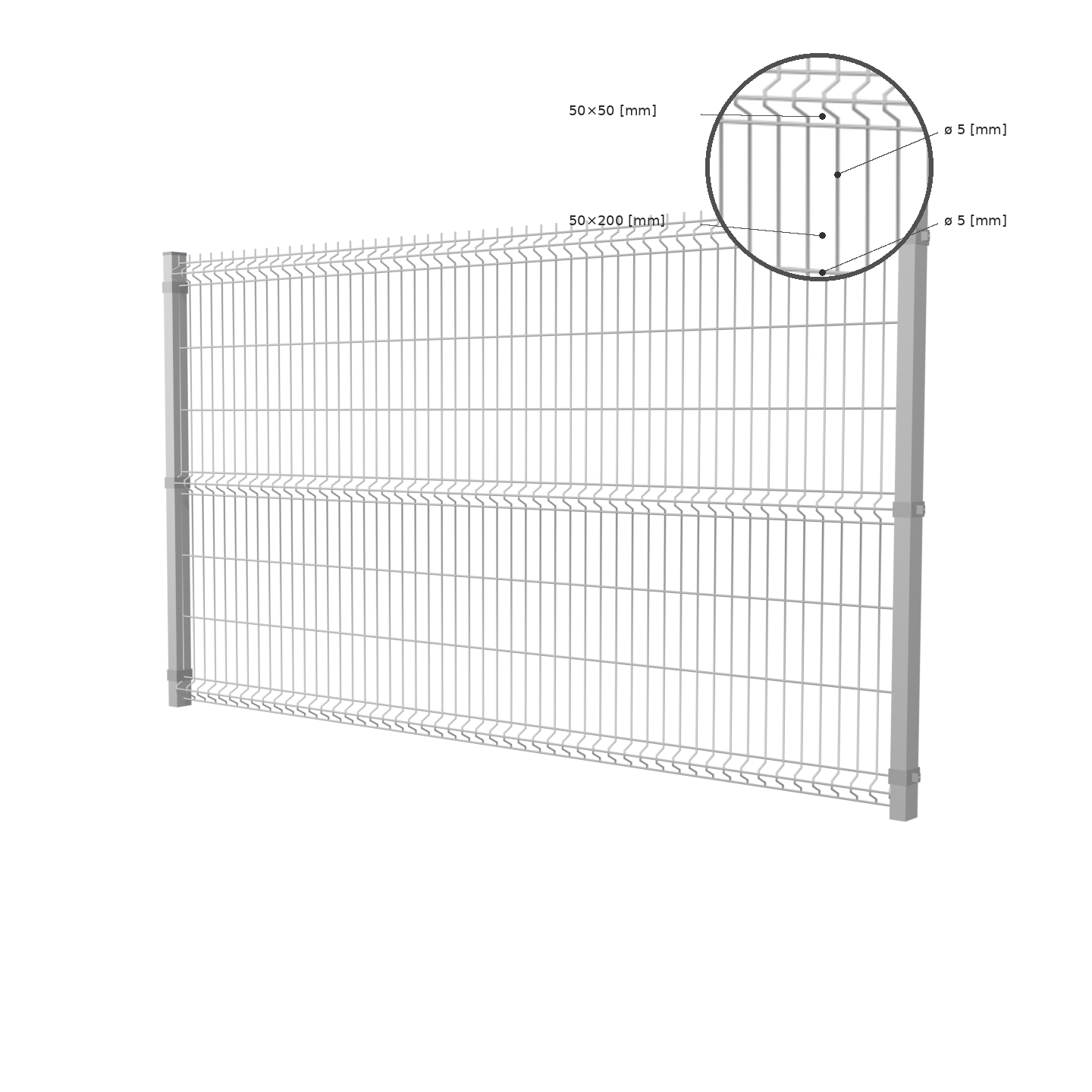 Panel 3D5 — szczegóły i wymiary